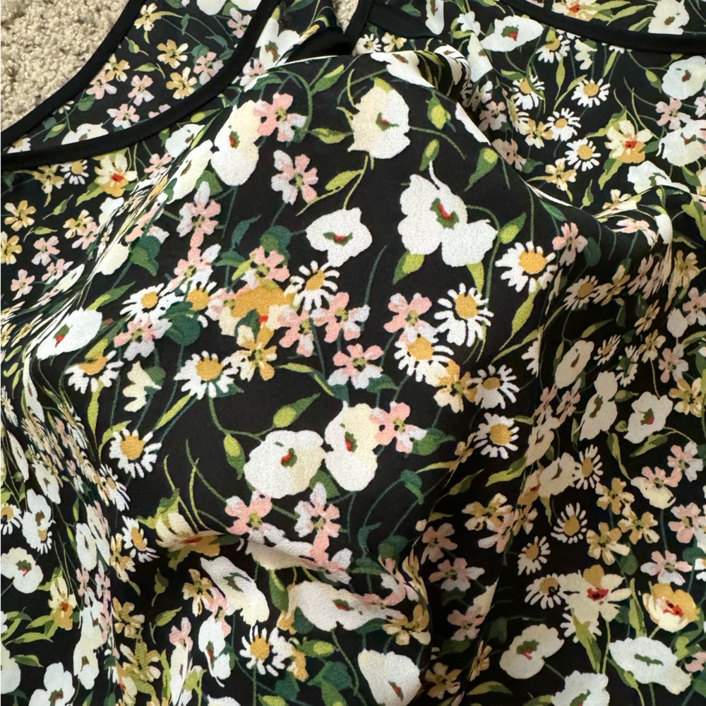 PaperMoon Floral Halter Neck With Cutouts Top Size Small - Picture 8 of 10